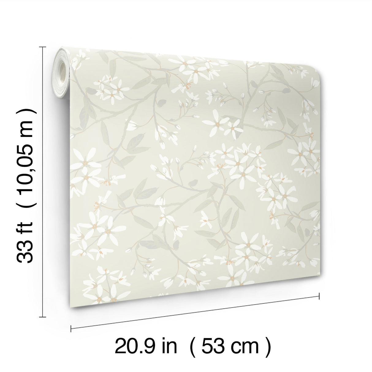 A-Street Prints 4201-20110 Paradis Dove Bouquet Toss Wallpap