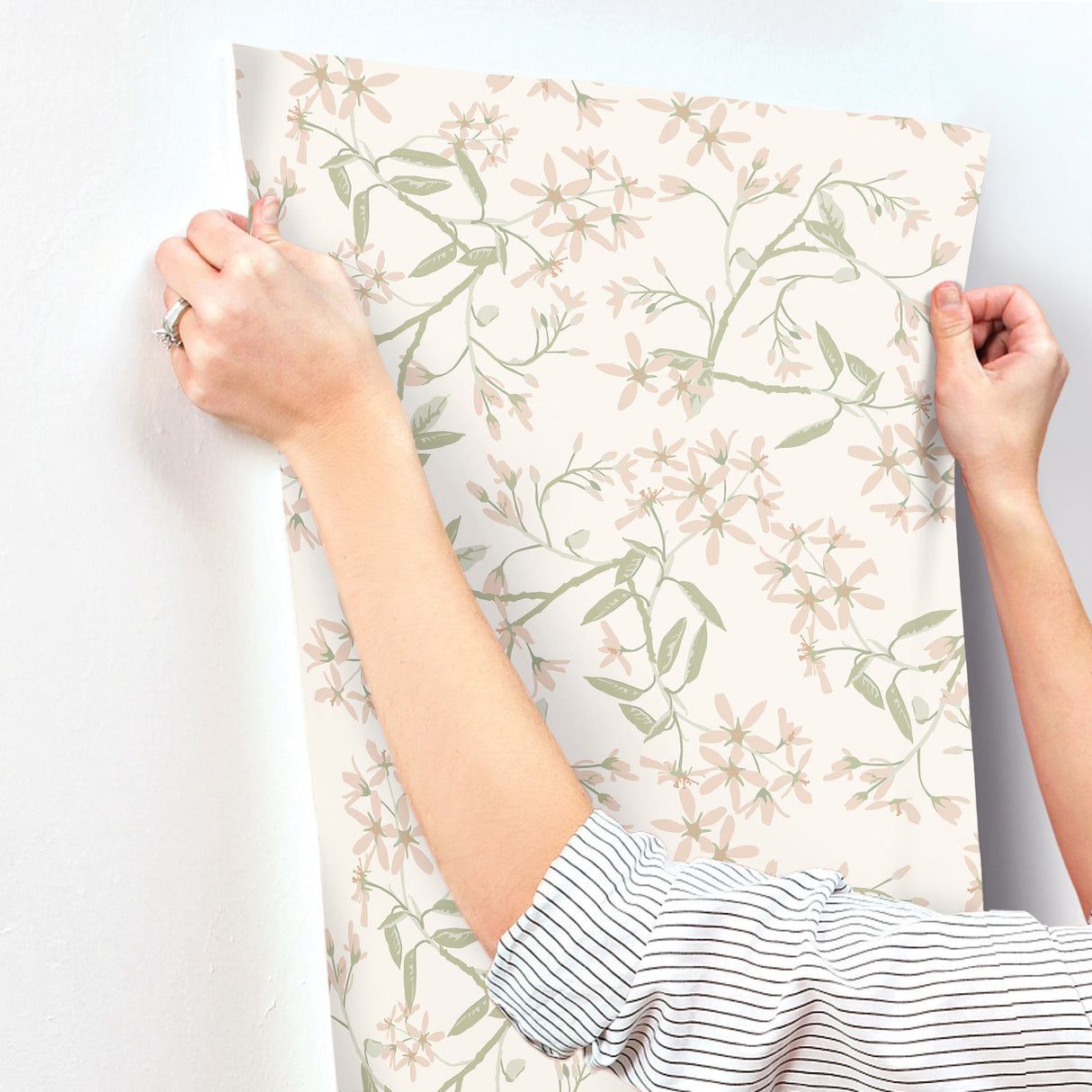 A-Street Prints 4201-20111 Paradis Blush Bouquet Toss Wallpa