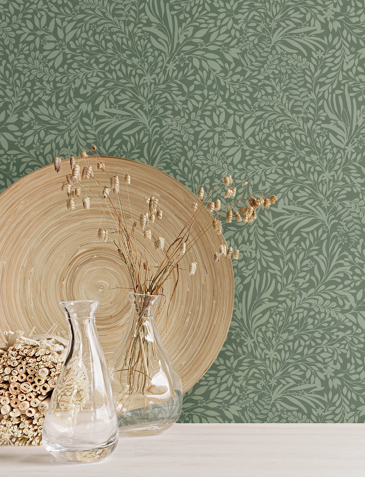 A-Street Prints 4201-20129 Kristina Evergreen Botanical Wall