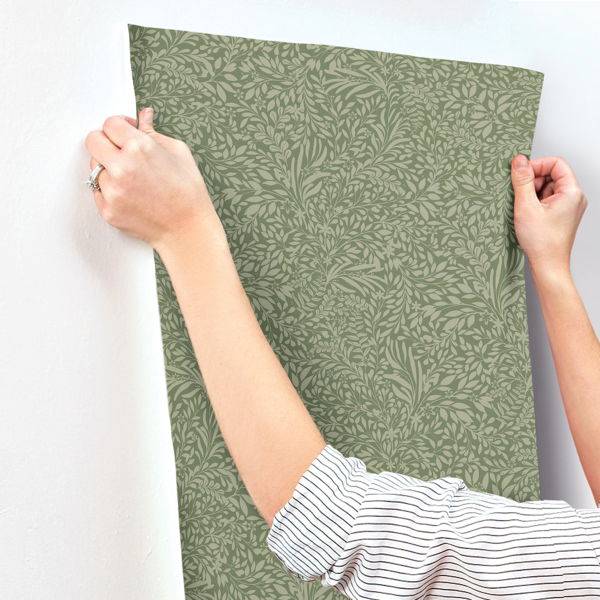 A-Street Prints 4201-20129 Kristina Evergreen Botanical Wall