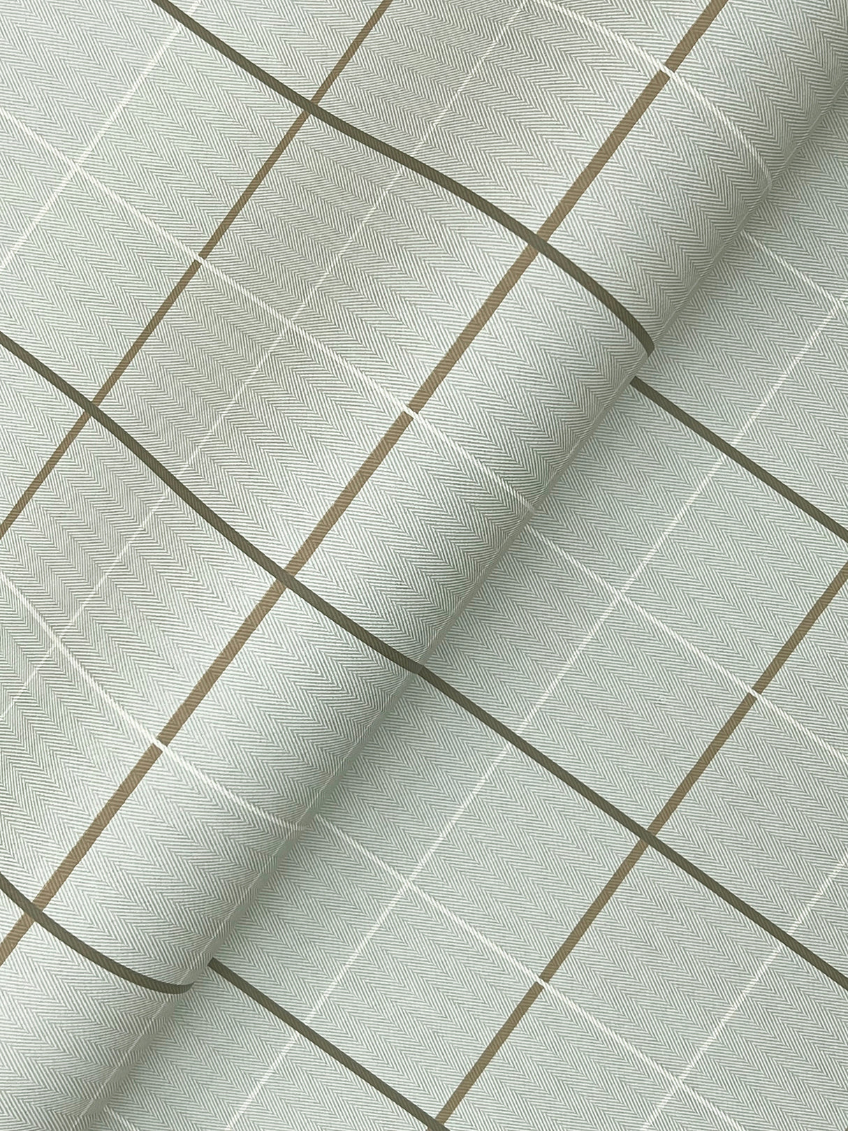 Ronald Redding 4211-83517 Tattersall Sage Plaid Wallpaper