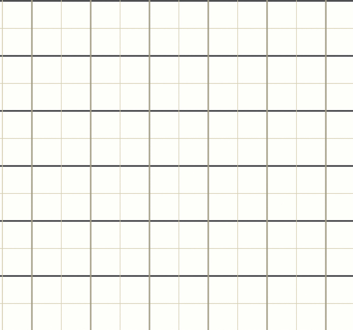 Ronald Redding 4211-83519 Tattersall White Plaid Wallpaper