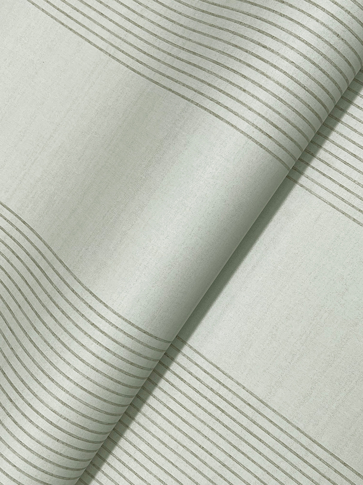 Ronald Redding 4211-83530 Archer Stripe Sage Faux Linen Wall