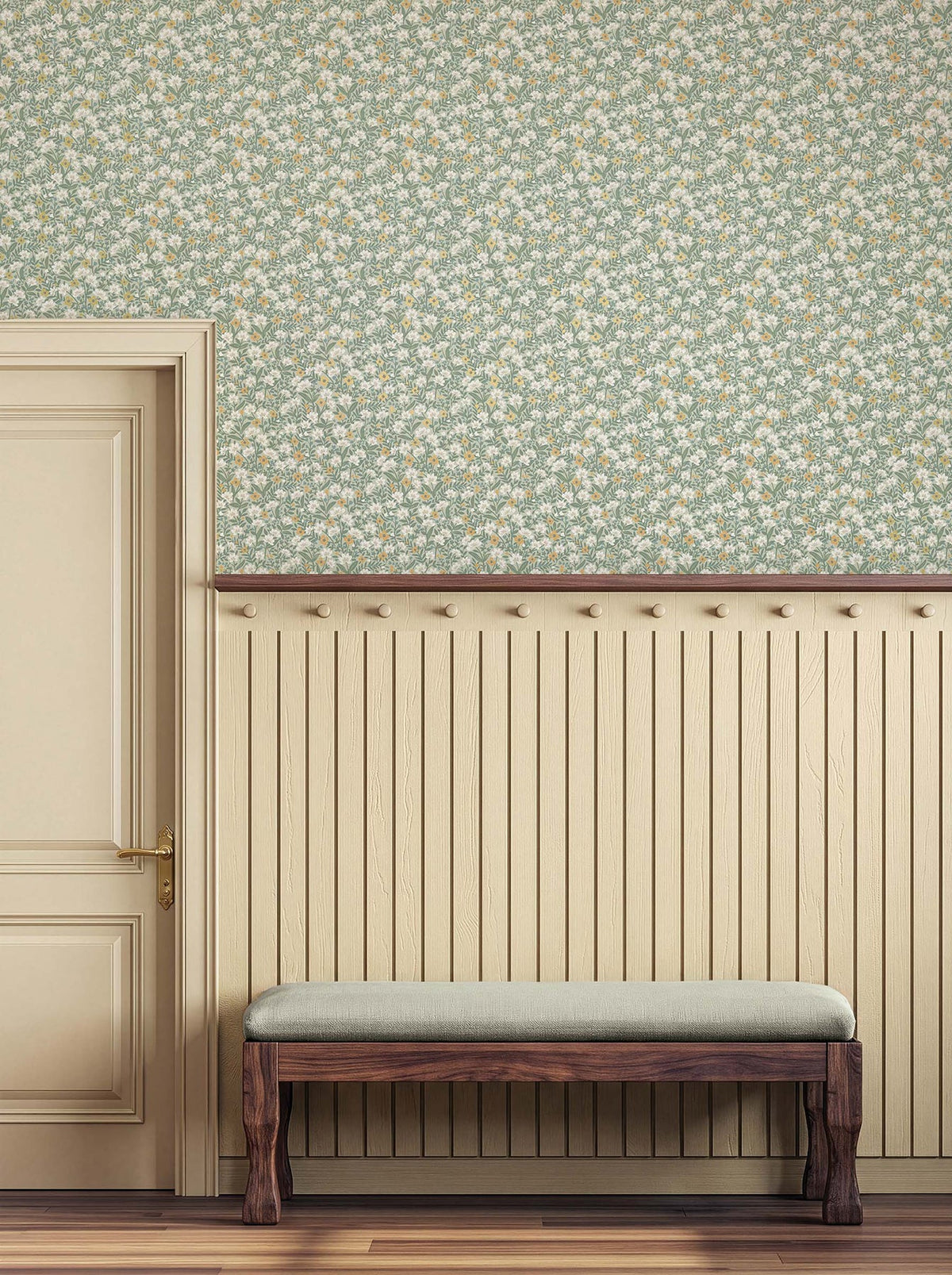 Rifle Paper Co. 4212-84366 Sylvie Sage Wallpaper