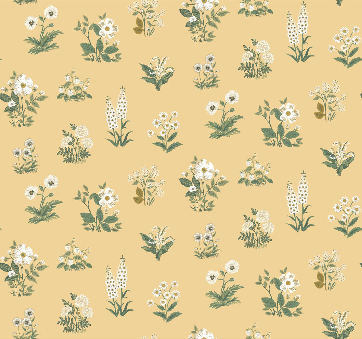Rifle Paper Co. 4212-84371 Botanical Gold Wallpaper
