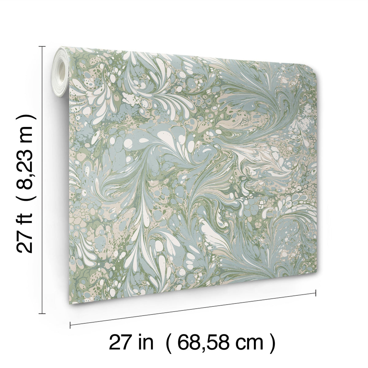 Rifle Paper Co. 4212-84377 Florence Blue Wallpaper
