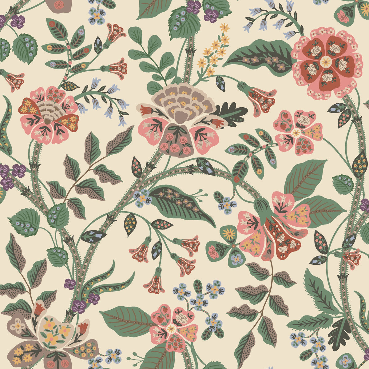 Rifle Paper Co. 4212-84397 Gracie Cream Wallpaper