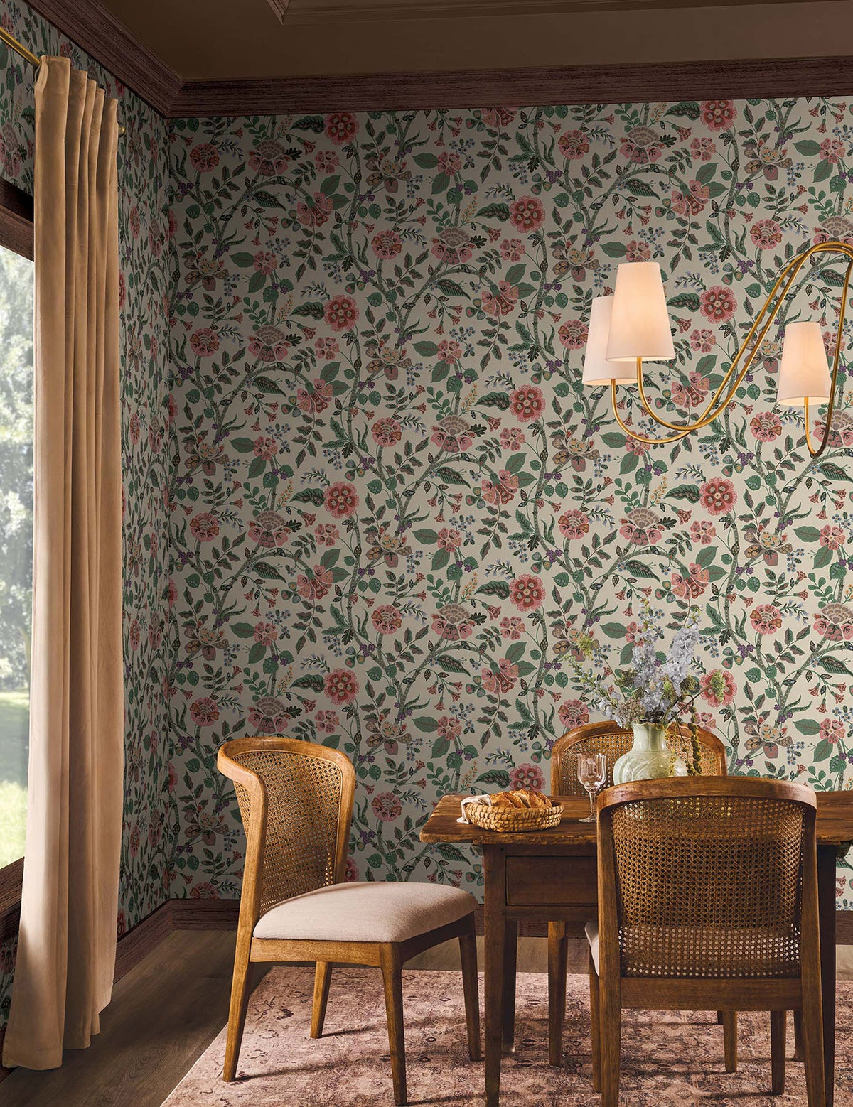 Rifle Paper Co. 4212-84397 Gracie Cream Wallpaper