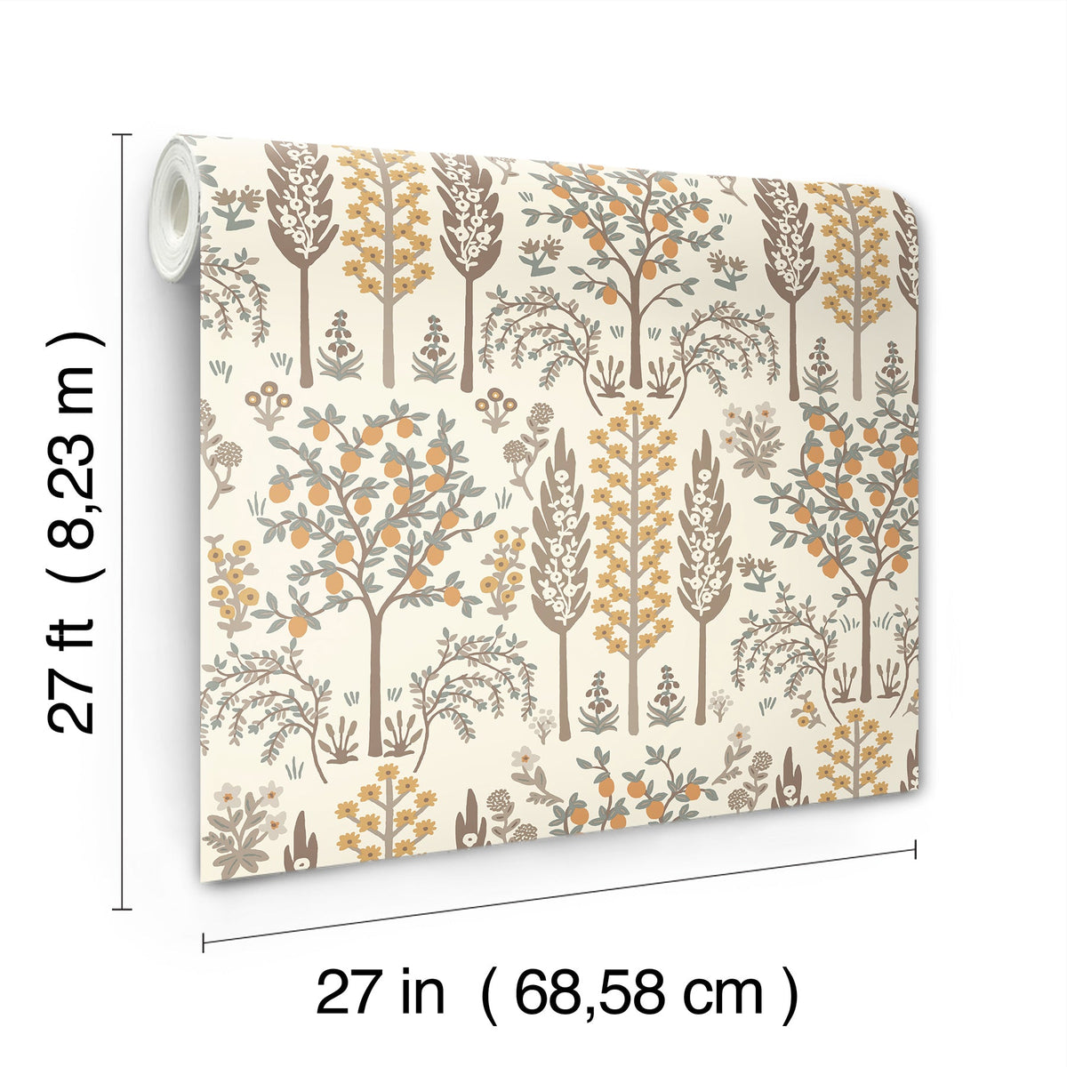 Rifle Paper Co. 4212-84410 Fenna Gold Wallpaper