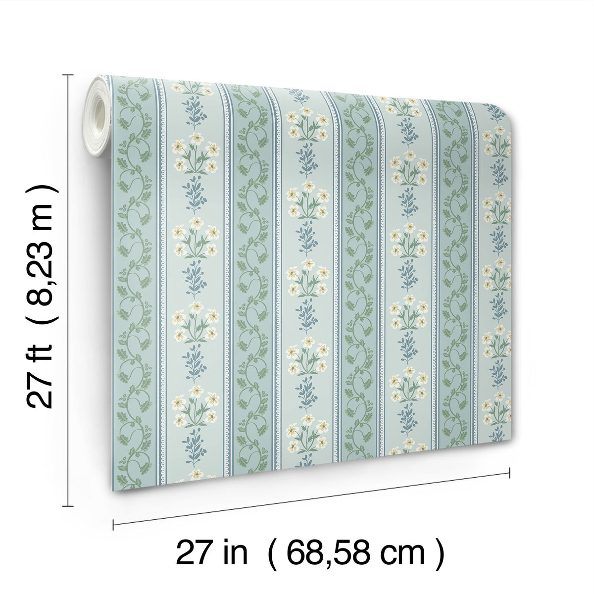 Rifle Paper Co. 4212-84414 Portico Blue Wallpaper
