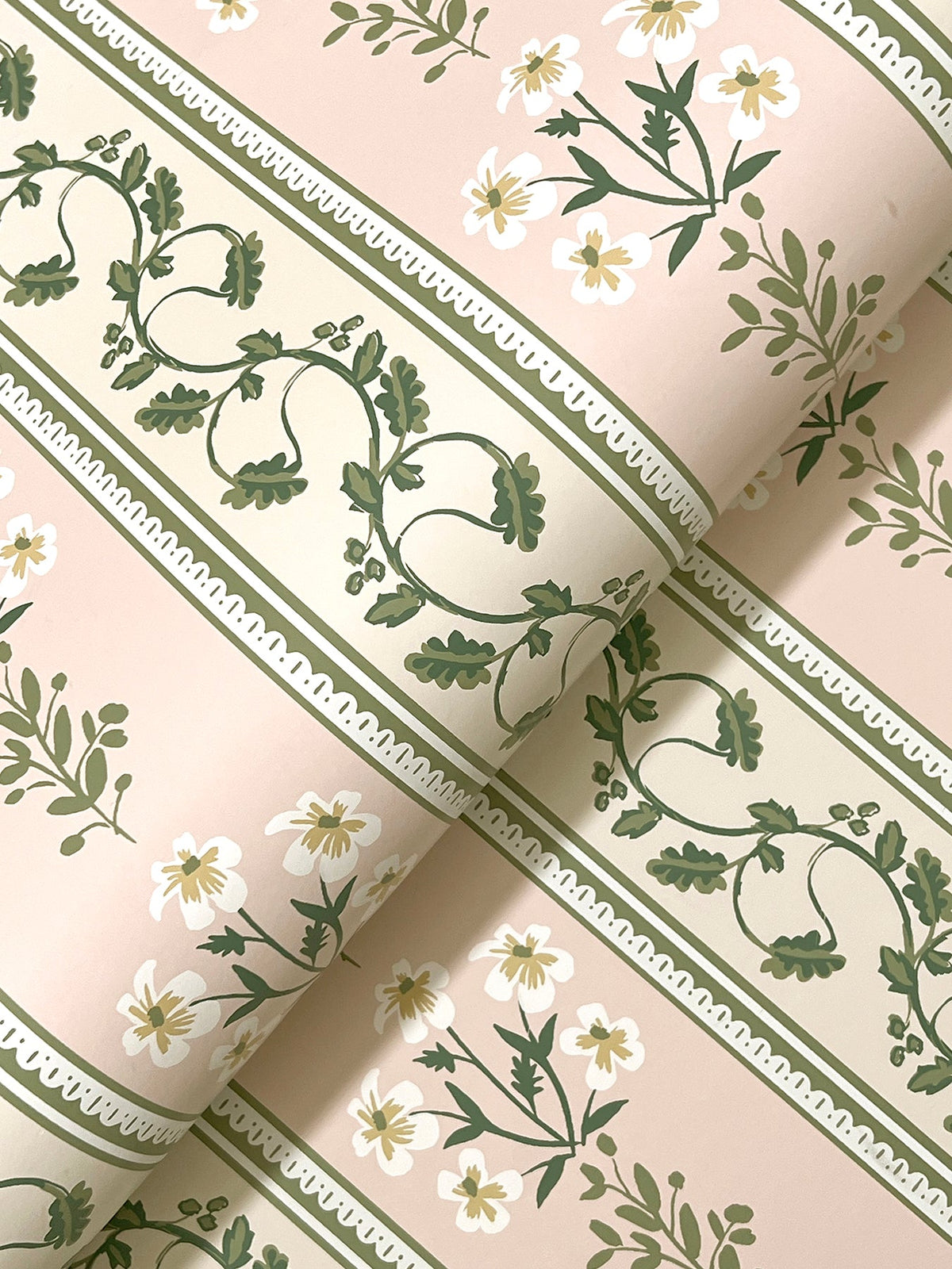 Rifle Paper Co. 4212-84416 Portico Blush Wallpaper