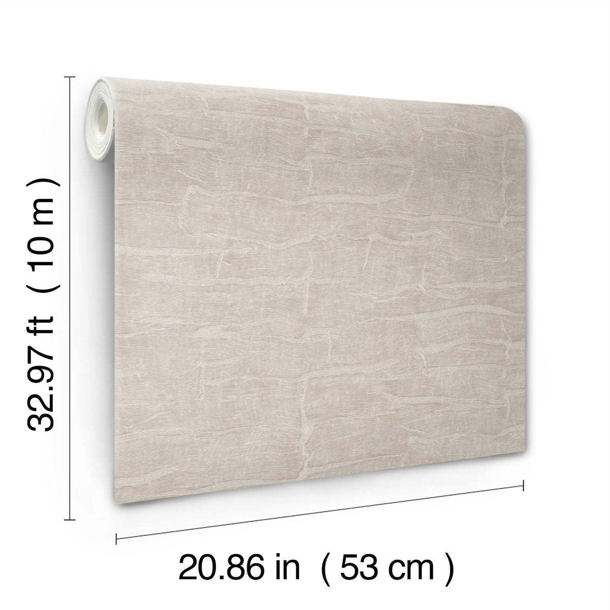 York Wallcoverings Sculpted Burlap Taupe Textured Wallpaper