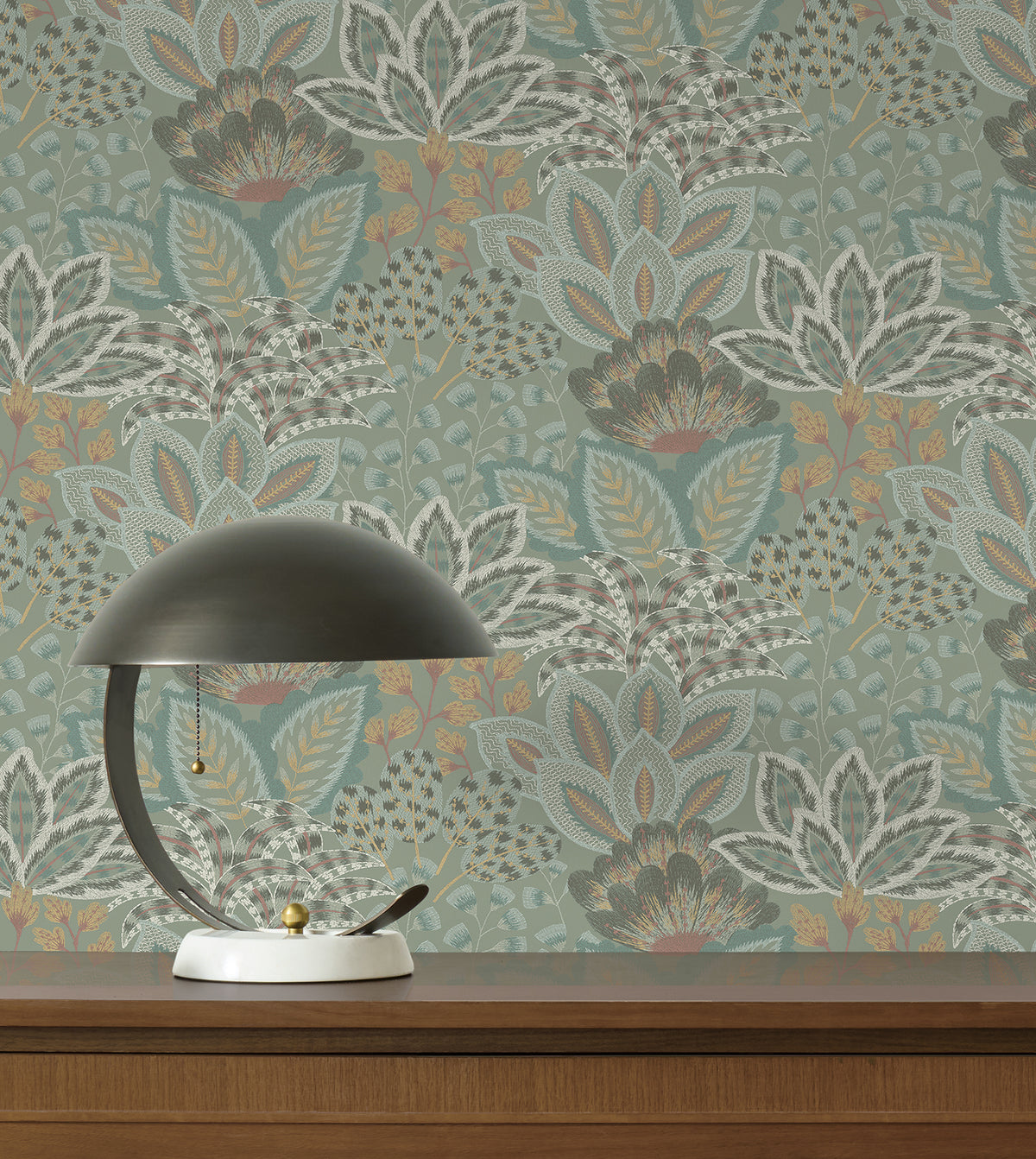 York Wallcoverings Catherine Sage Botanical Wallpaper 4228-8