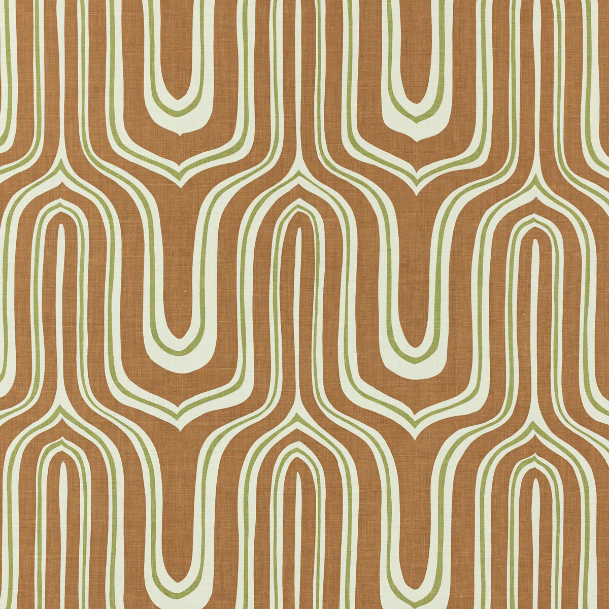 Schumacher 435V62 NIGEL in TOBACCO Fabric - RAOUL TEXTILES