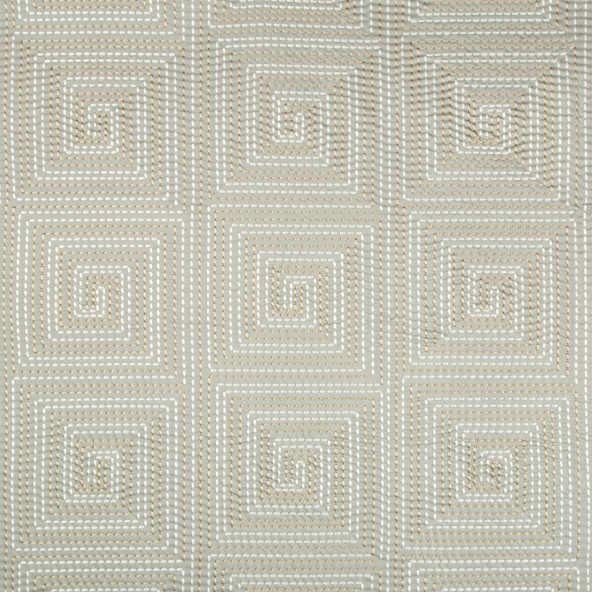 KRAVET COUTURE 4453.1611.0 EDGE STITCH PLATINUM Fabric