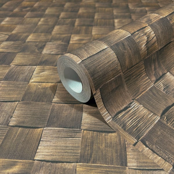 Galerie 45742 Brown 3D optics - Eade's Wallpaper