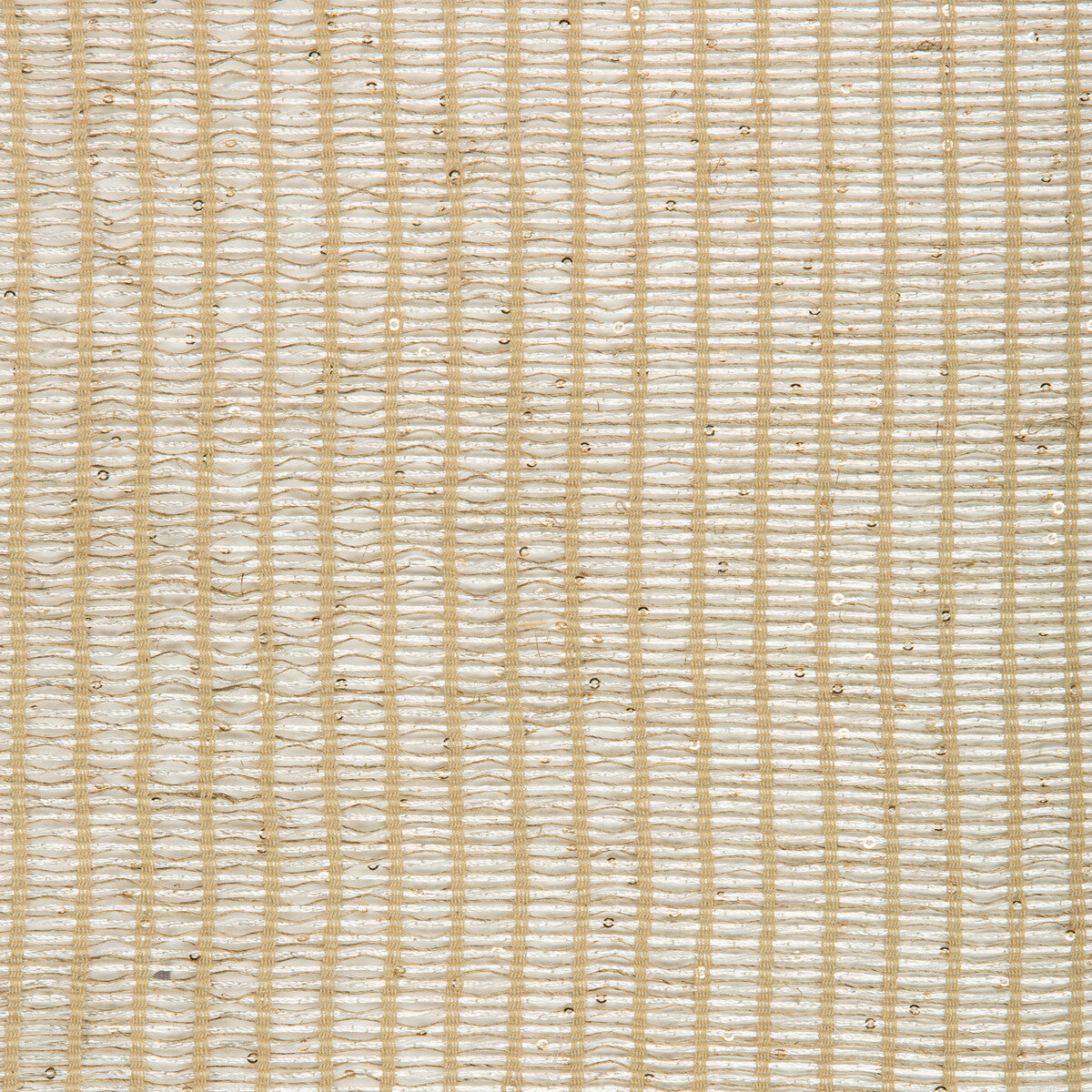 KRAVET COUTURE 4620.4.0 LENO SHINE SAND/GOLD Fabric