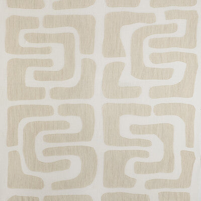 KRAVET COUTURE 4815.116.0 OUI GRANDE IVORY Fabric - Eade's Wallpaper