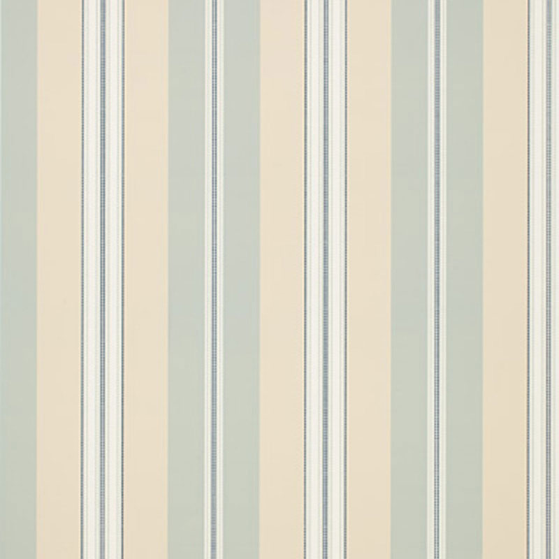Schumacher Chalon Stripe Sky Wallpaper
