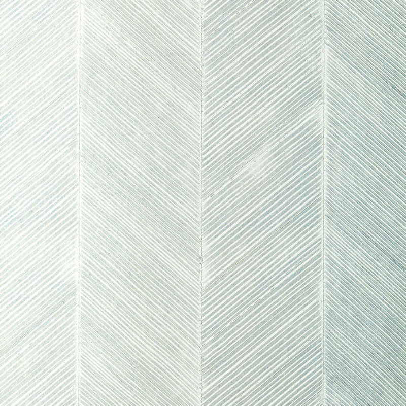 Schumacher 5005650 CHEVRON TEXTURE in MINERAL Wallpaper - TE