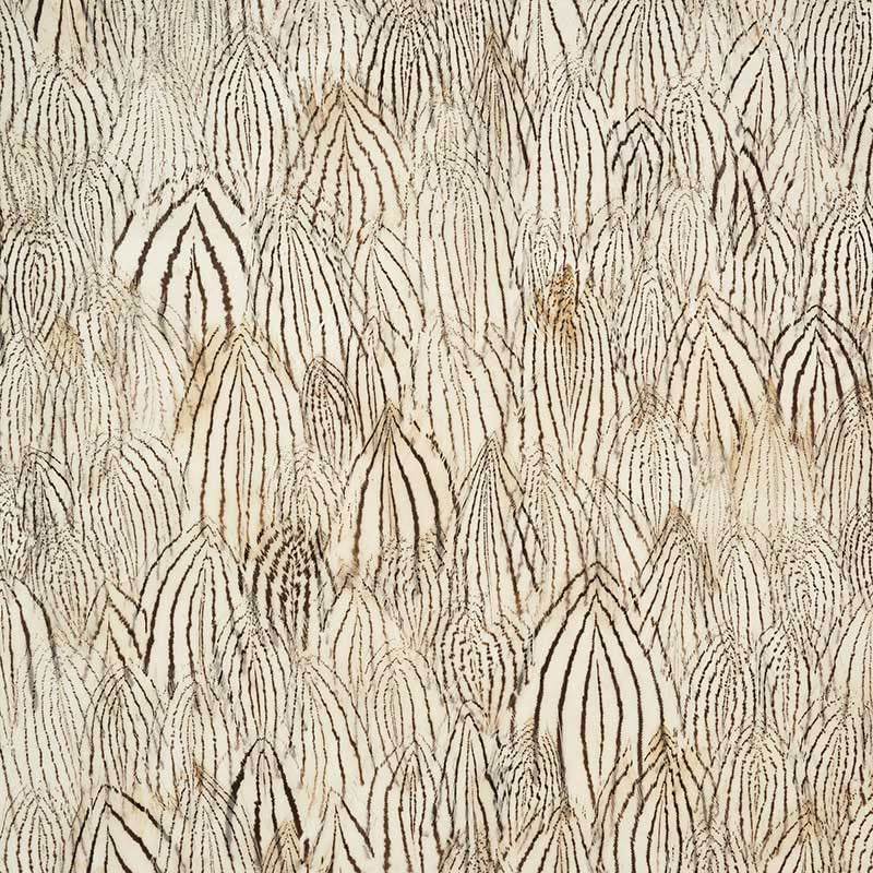 Schumacher 5008387 DIAMOND in WHITE PEACH Wallpaper - PLUME