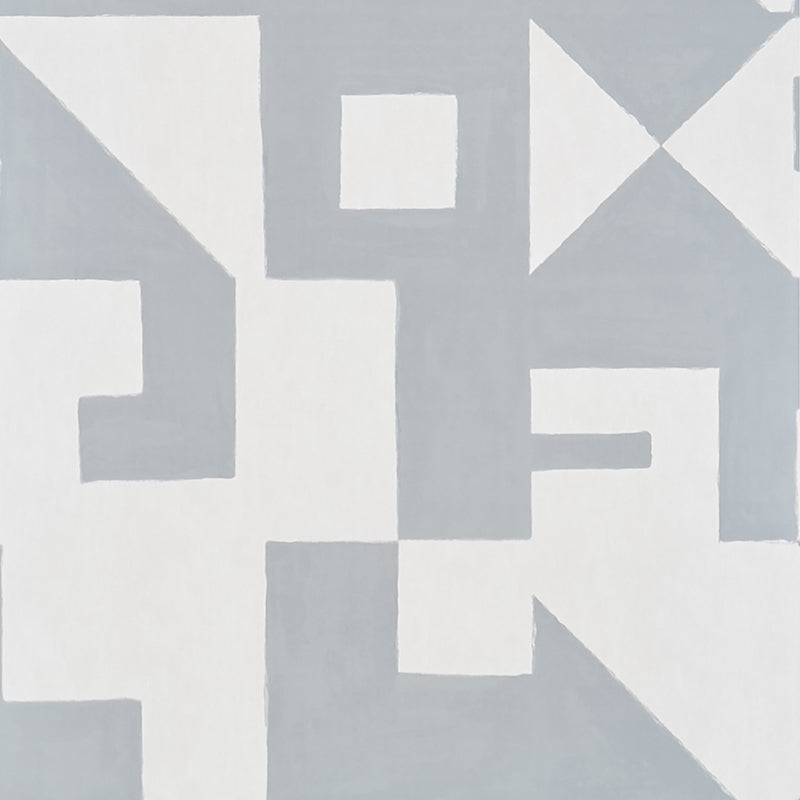 Schumacher 5009691 BINARY PANEL SET in SILVER Wallpaper - PO