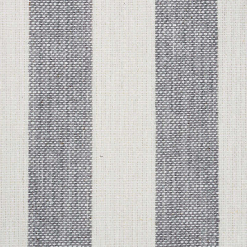 Schumacher 5010252 LINEN STRIPE in GREY Wallpaper - DOWN TO