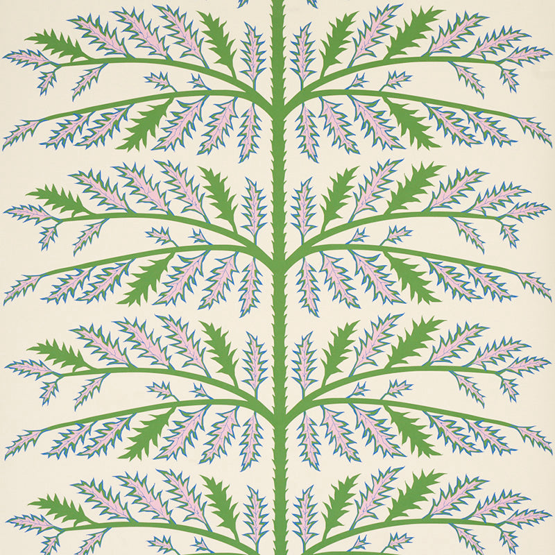 Schumacher 5011430 THISTLE in IVORY Wallpaper - Eade’s – Eades ...