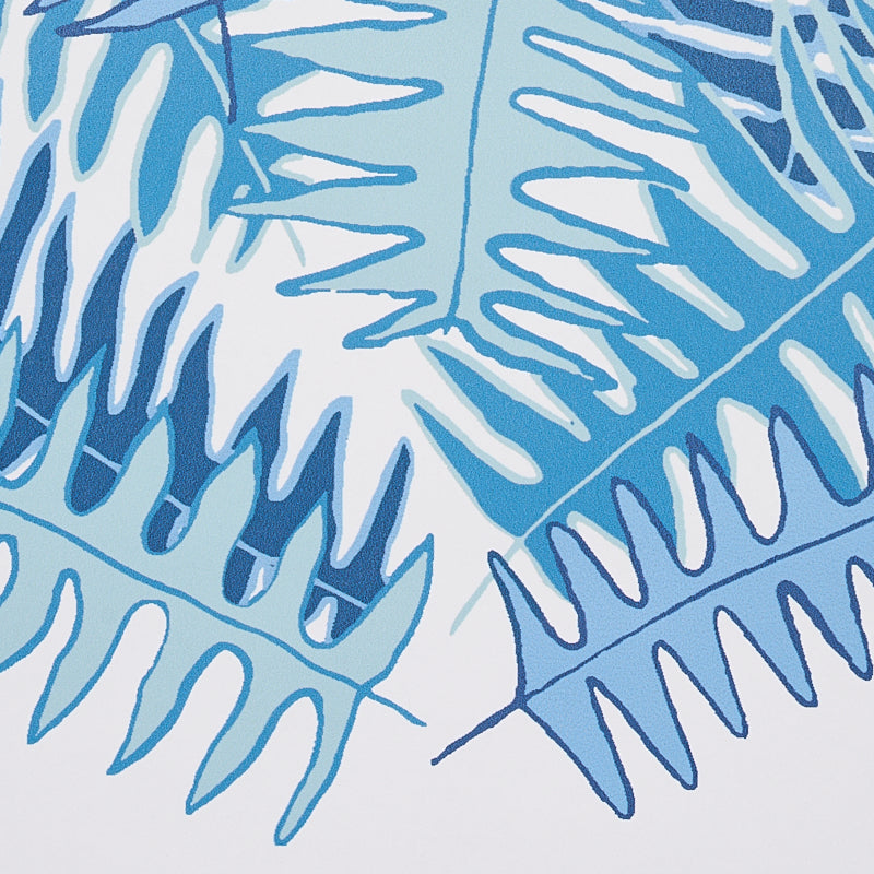 Schumacher 5012620 CANYON FERNS in LAGOON Wallpaper - CRISTI