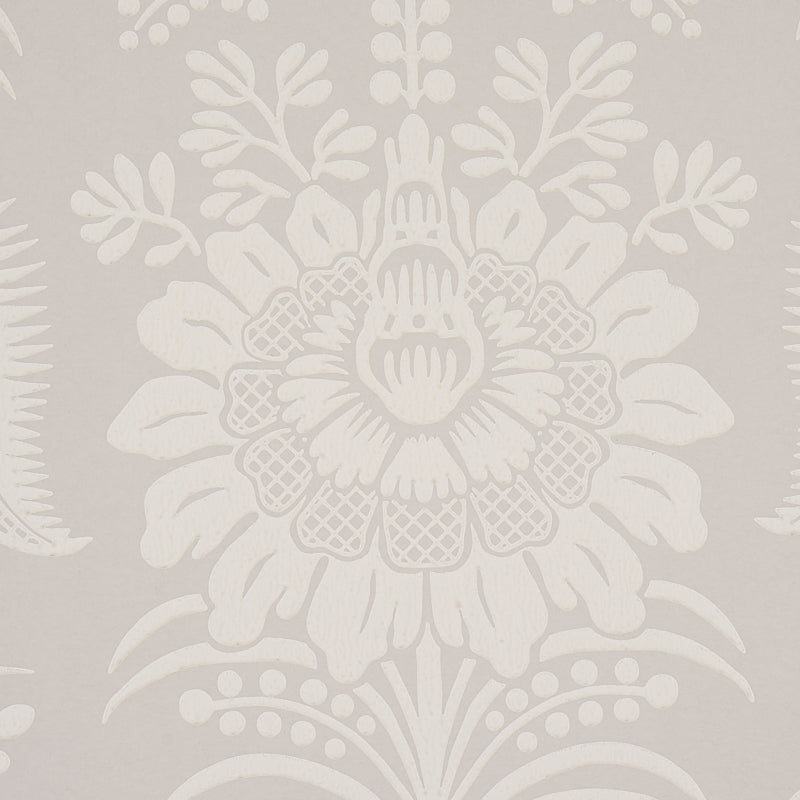 Schumacher 5012721 GRETA in GREY Wallpaper - NEW TRADITIONAL