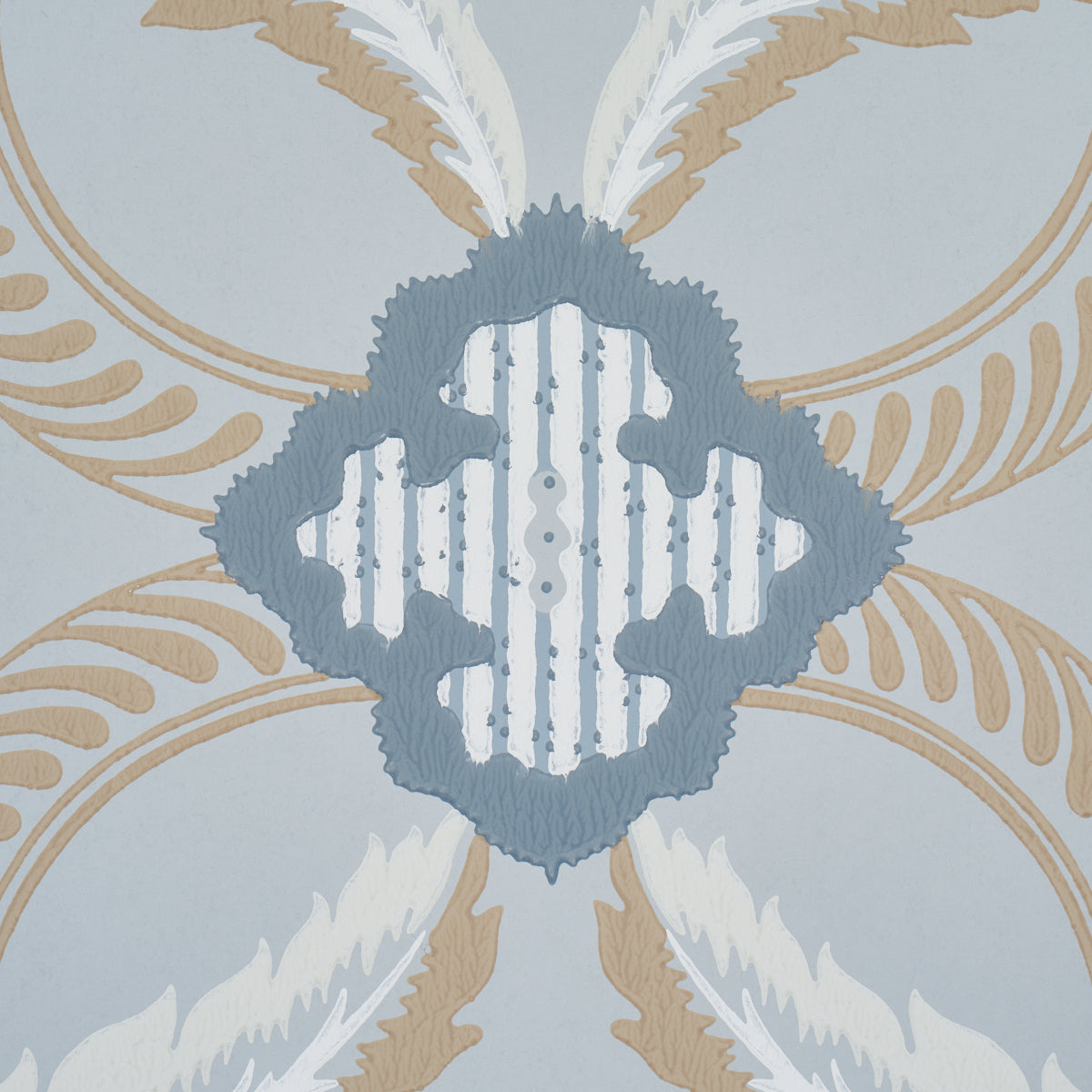 Schumacher 5013152 FRONT WALTZ in LIGHT BLUE Wallpaper - WAL