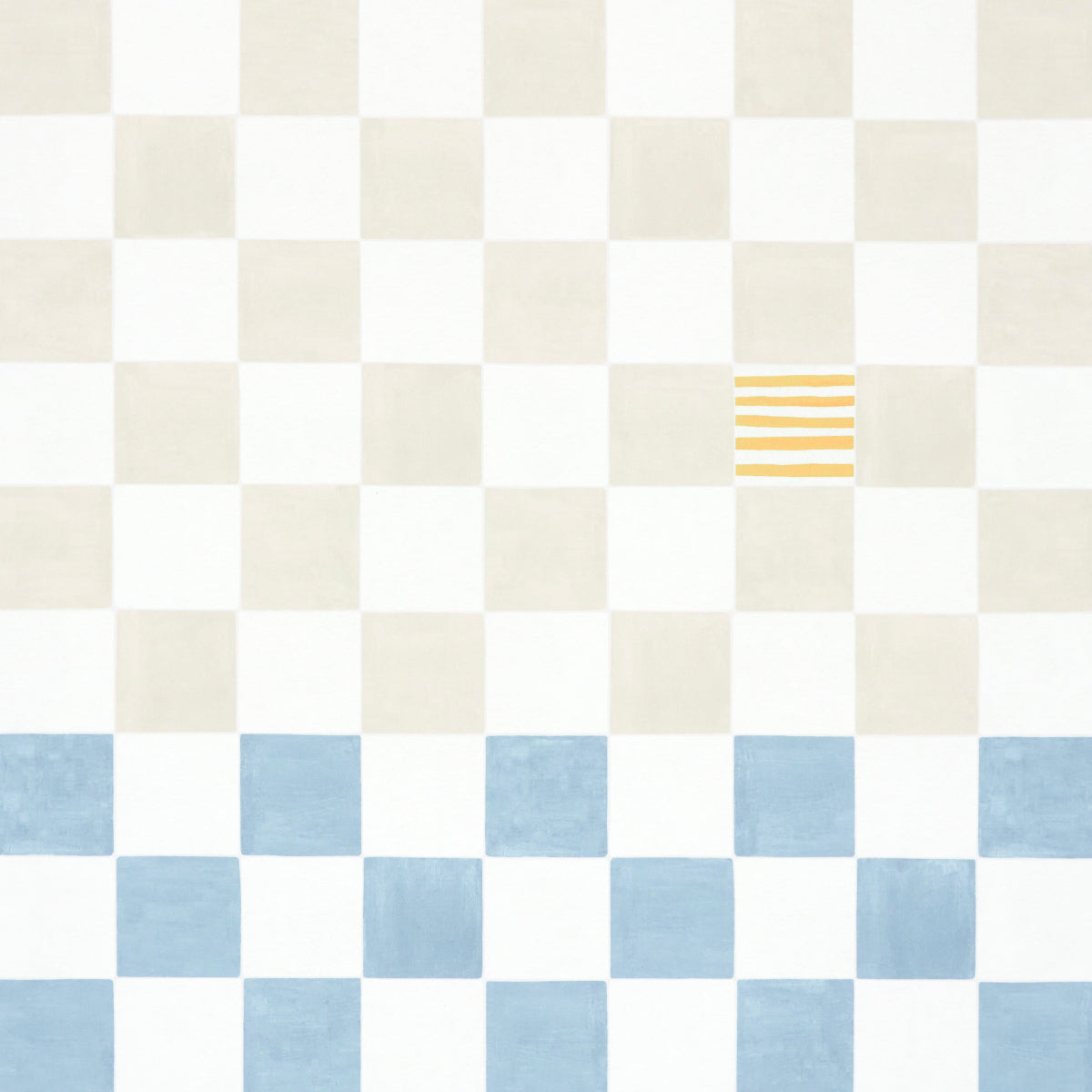 Schumacher 5014264 GAMBIT PANEL in SAND & SOFT BLUE Wallpape