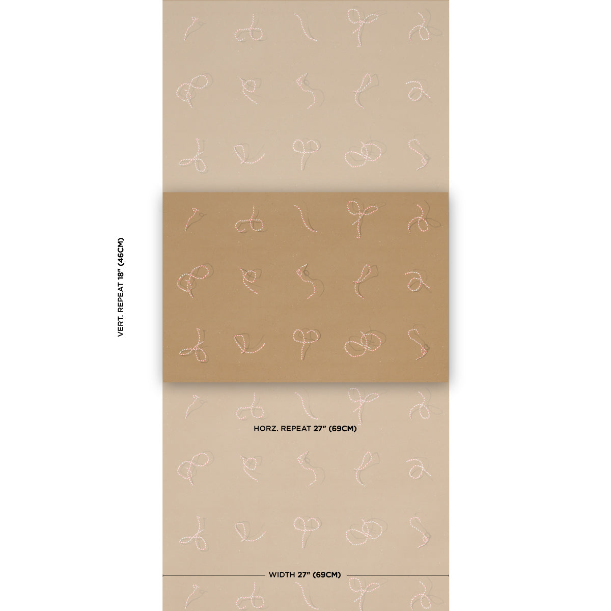 Eade’s RED AND WHITE ON BROWN