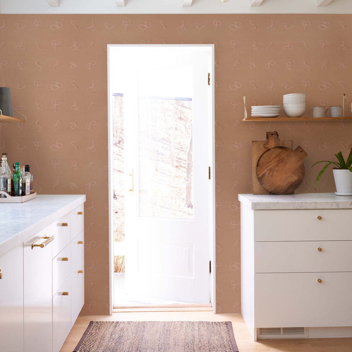 Eade’s RED AND WHITE ON BROWN