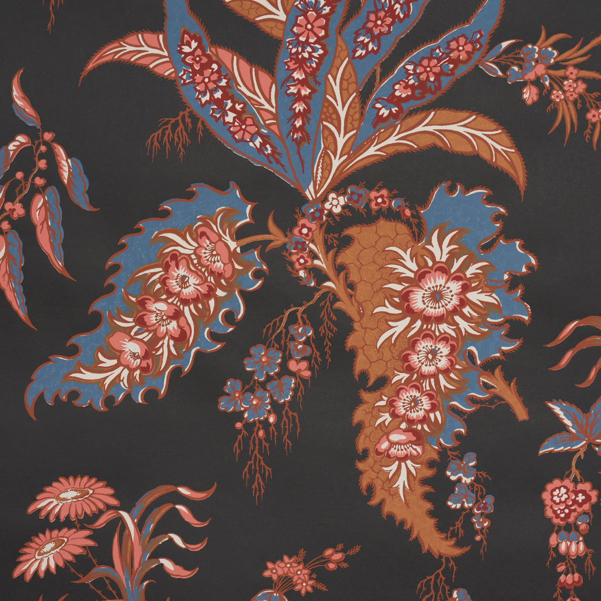 Schumacher 5015502 APOLLINE BOTANICAL in ROUGE & NOIR Wallpa