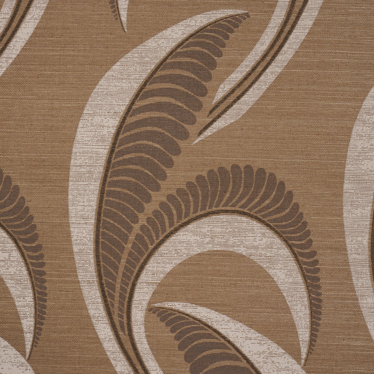 Schumacher 5016552 BANANA LEAF SISAL in MOCHA Wallpaper - PE