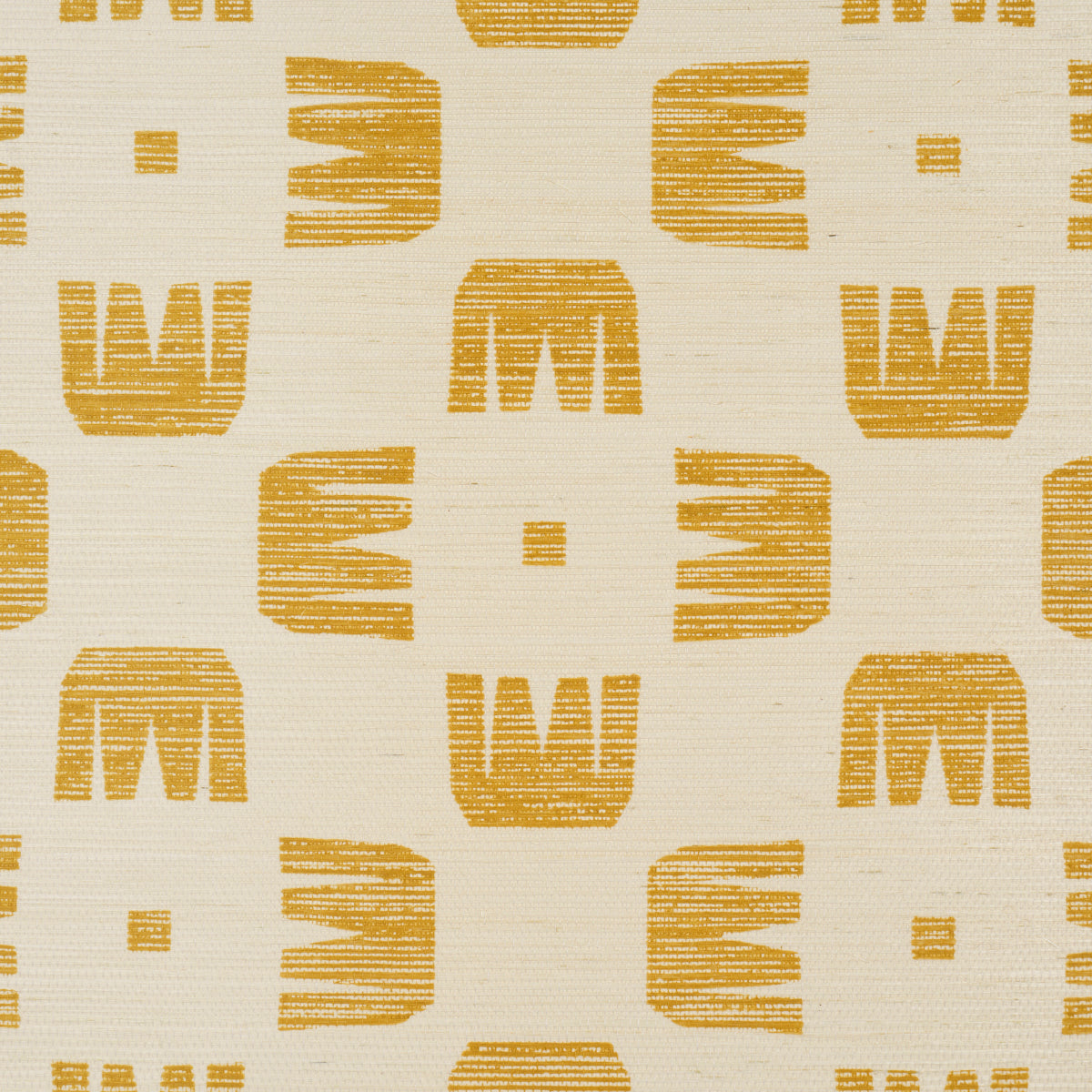 Schumacher 5016630 RAZE SISAL in MAIZE Wallpaper - HADIYA WI