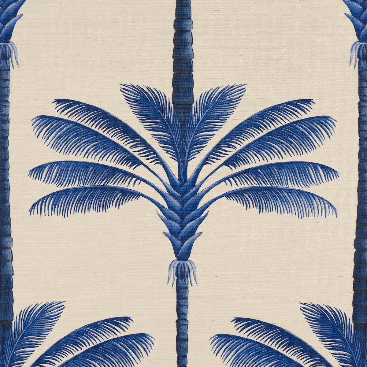 Schumacher 5016962 A PALM IS A PALM SISAL in INDIGO PALM GRO