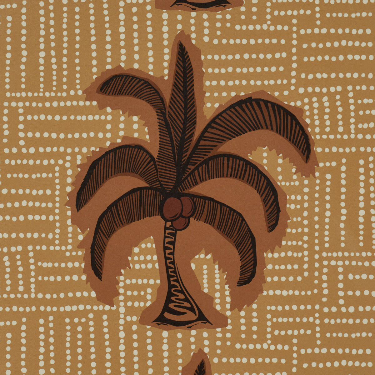 Schumacher 5017241 AGUA DE COCO in SUNBLEACHED OCHRE Wallpap