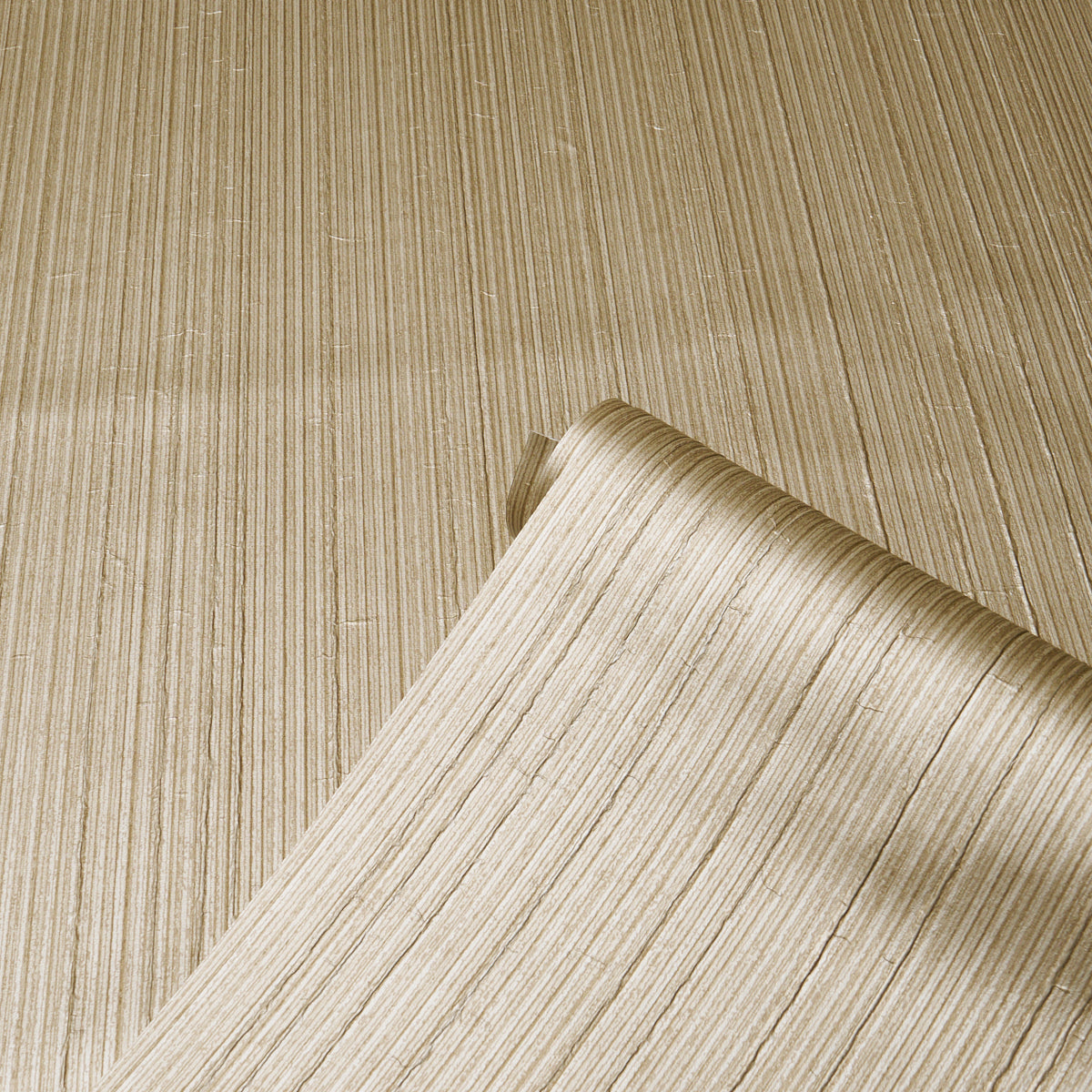 Schumacher 5017470 RIMINI RIB VINYL in GOLD Wallpaper - SCHU