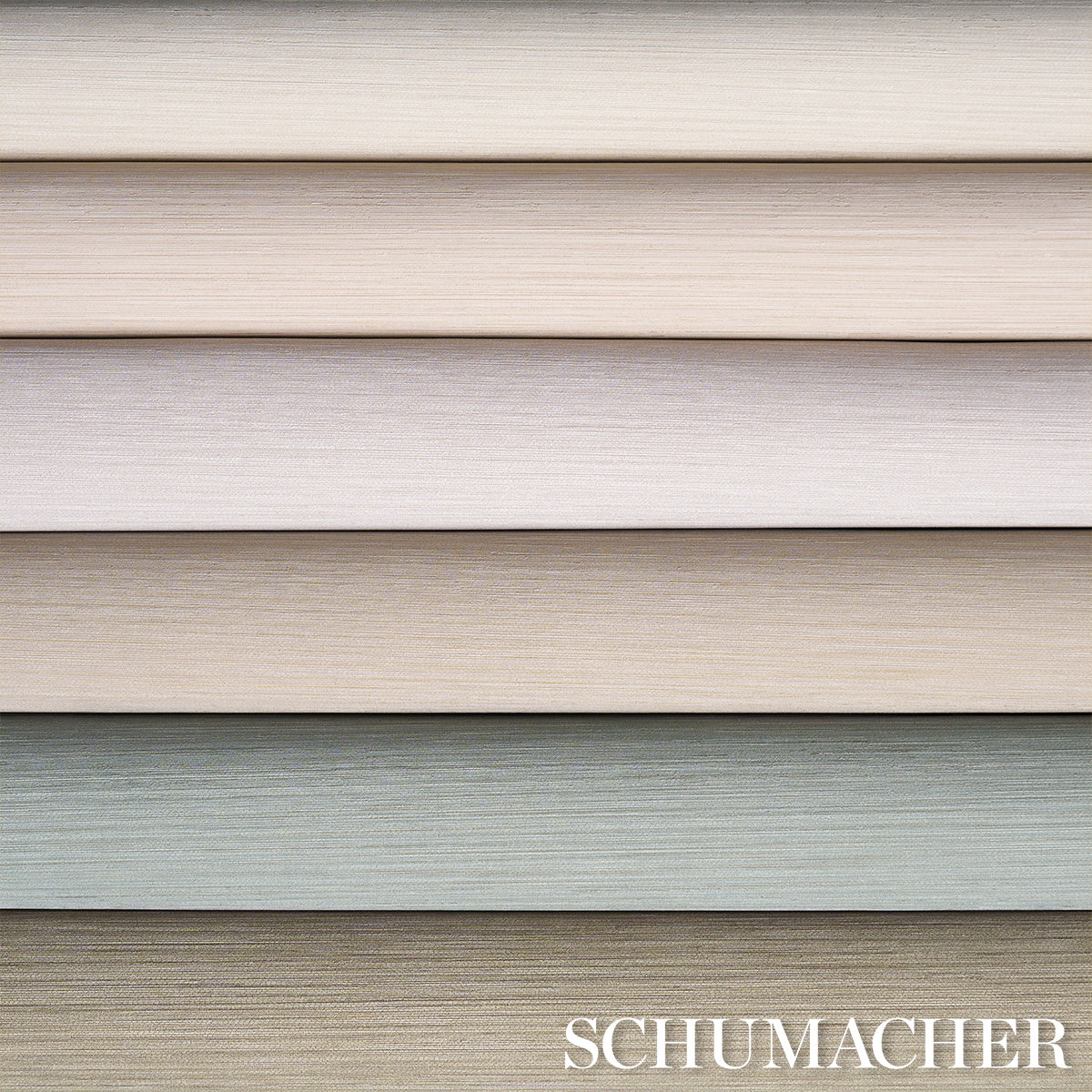 Schumacher 5017485 ABACA FINE WEAVE VINYL in HAZE Wallpaper