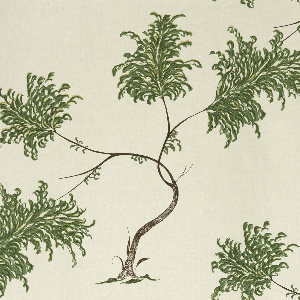 Schumacher 503V94 HEATHCLIFF in VERDE Fabric - RAOUL TEXTILE