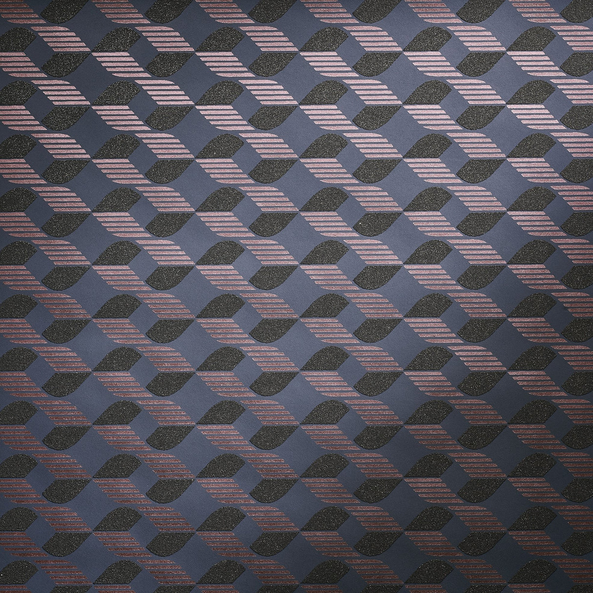 Galerie GH51211-23 Blue Geometric - Eade's Wallpaper