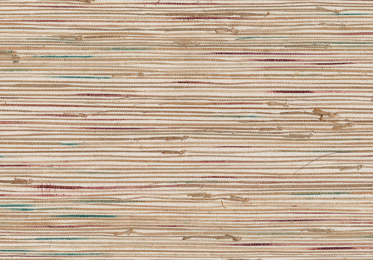 Kenneth James 53-65603 Ken Khaki Grasscloth Wallpaper