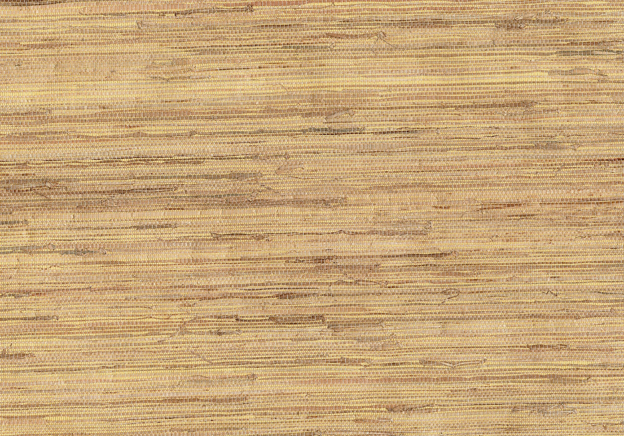 Kenneth James 53-65607 Kiku Beige Grasscloth Wallpaper