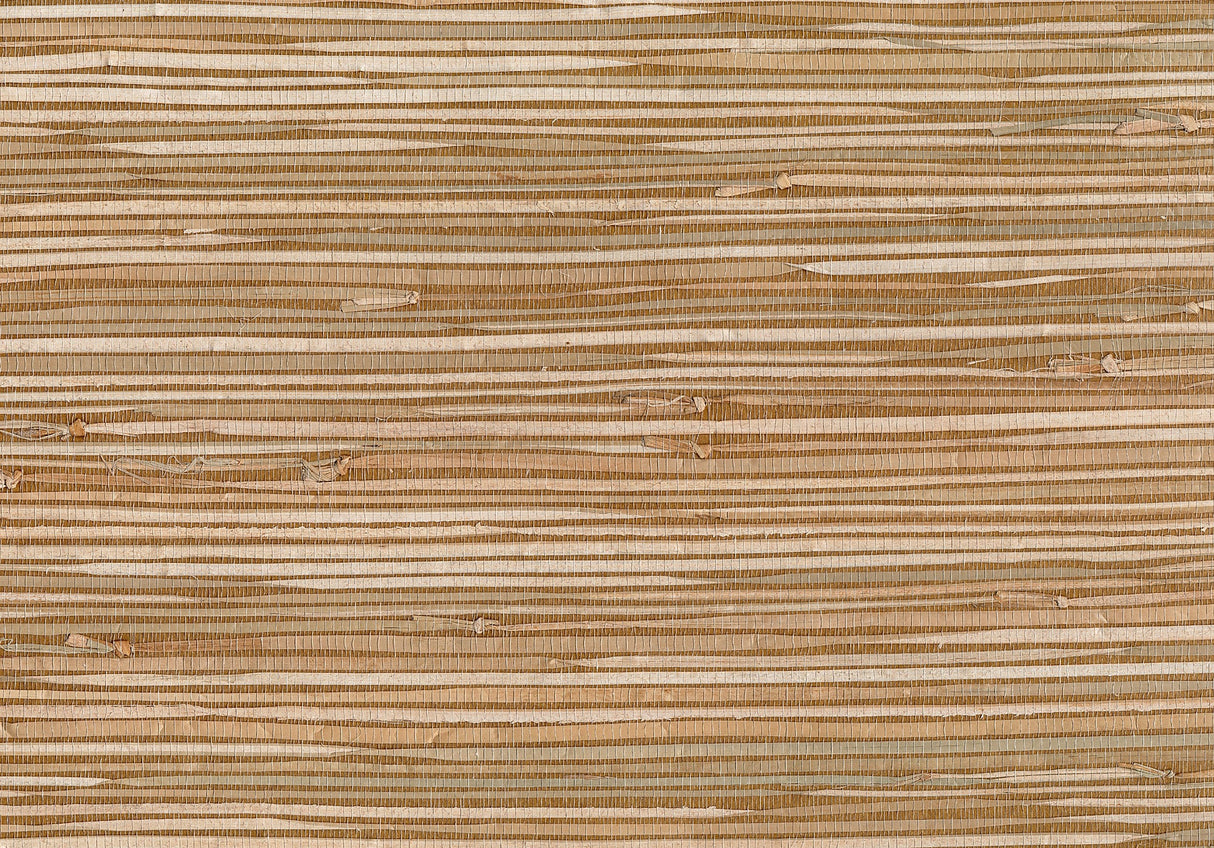 Kenneth James 53-65620 Masuyo Light Brown Grasscloth Wallpaper
