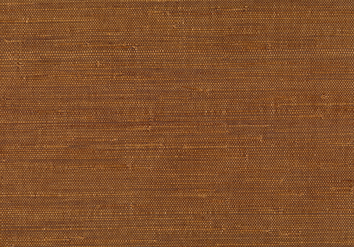 Kenneth James 53-65627 Moriko Brown Grasscloth Wallpaper