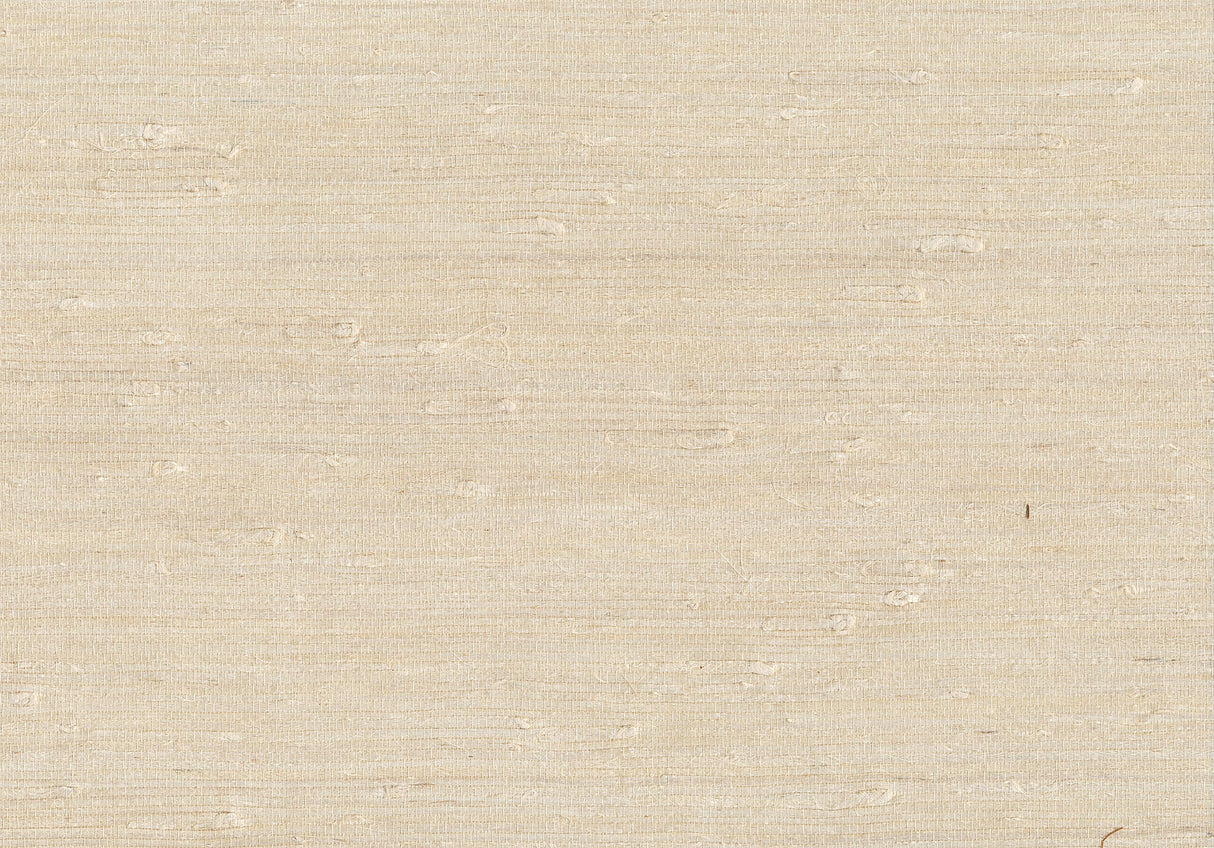 Kenneth James 53-65651 Ran White Grasscloth Wallpaper