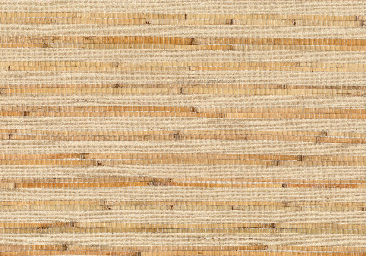 Kenneth James 53-65660 Riku Beige Grasscloth Wallpaper