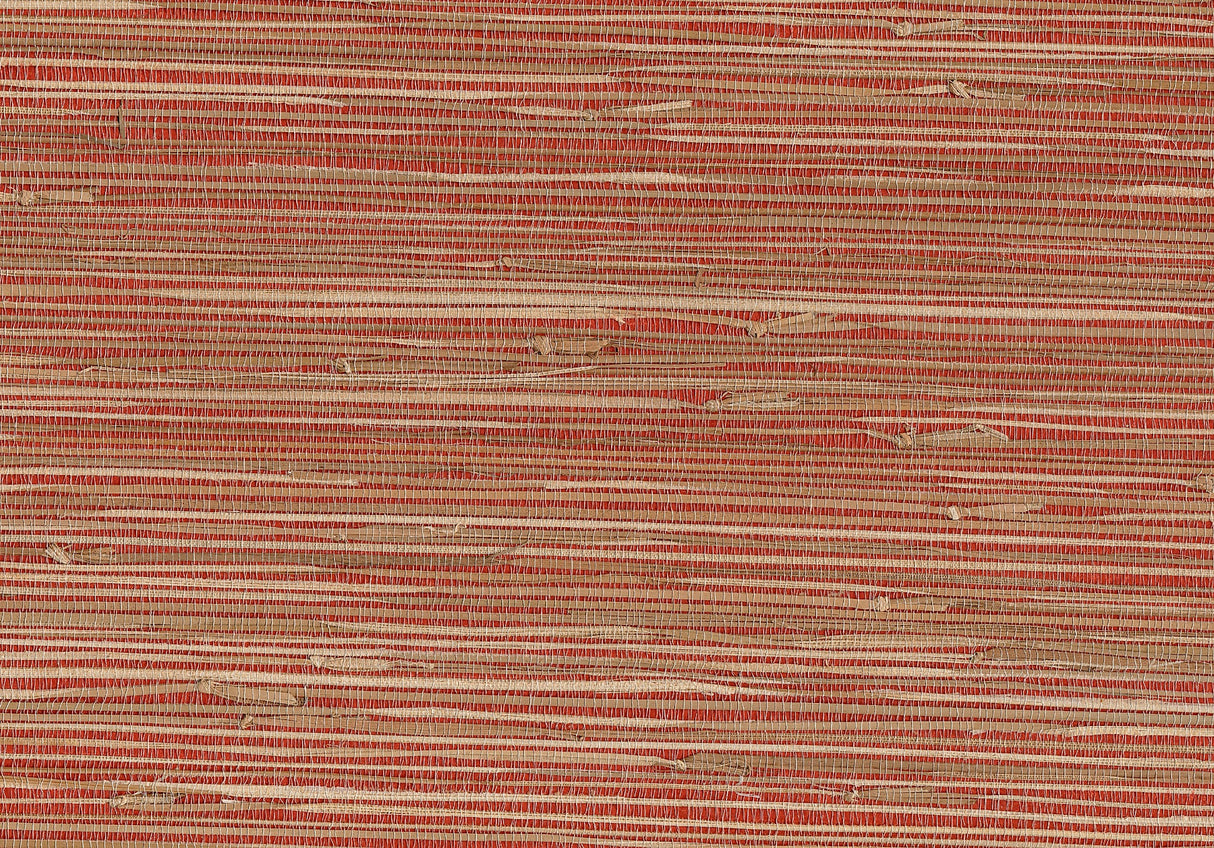 Kenneth James 53-65661 Rio Brick Grasscloth Wallpaper